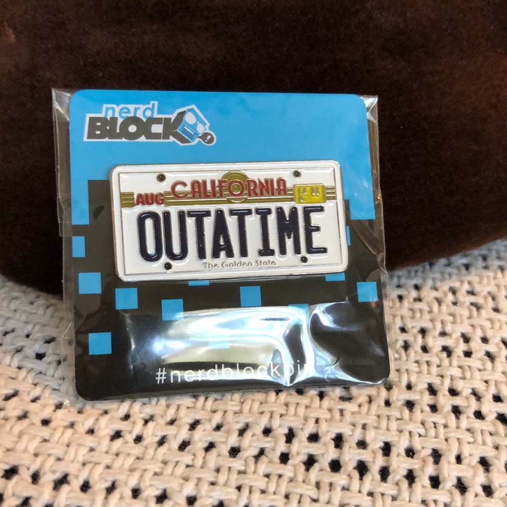 Back To The Future enamel pin